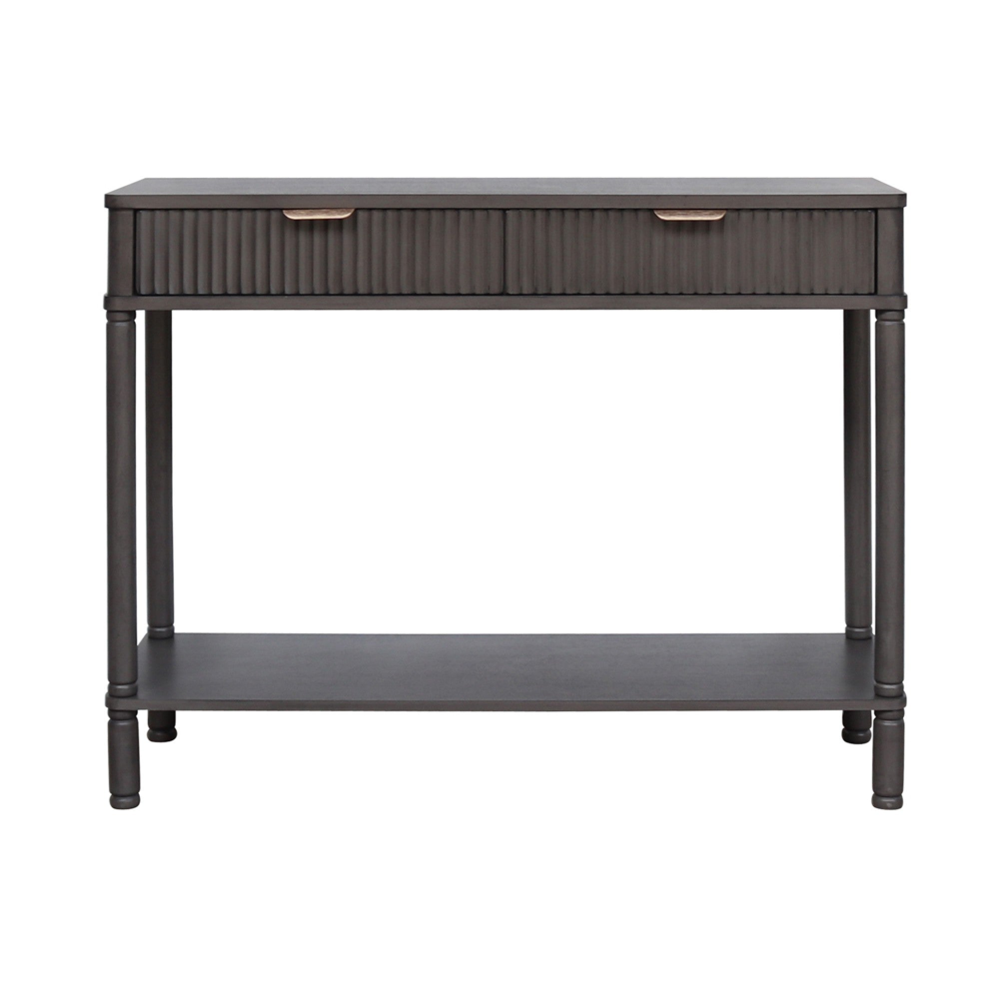 Harvey Ebony Console Table-Renaissance Design Studio