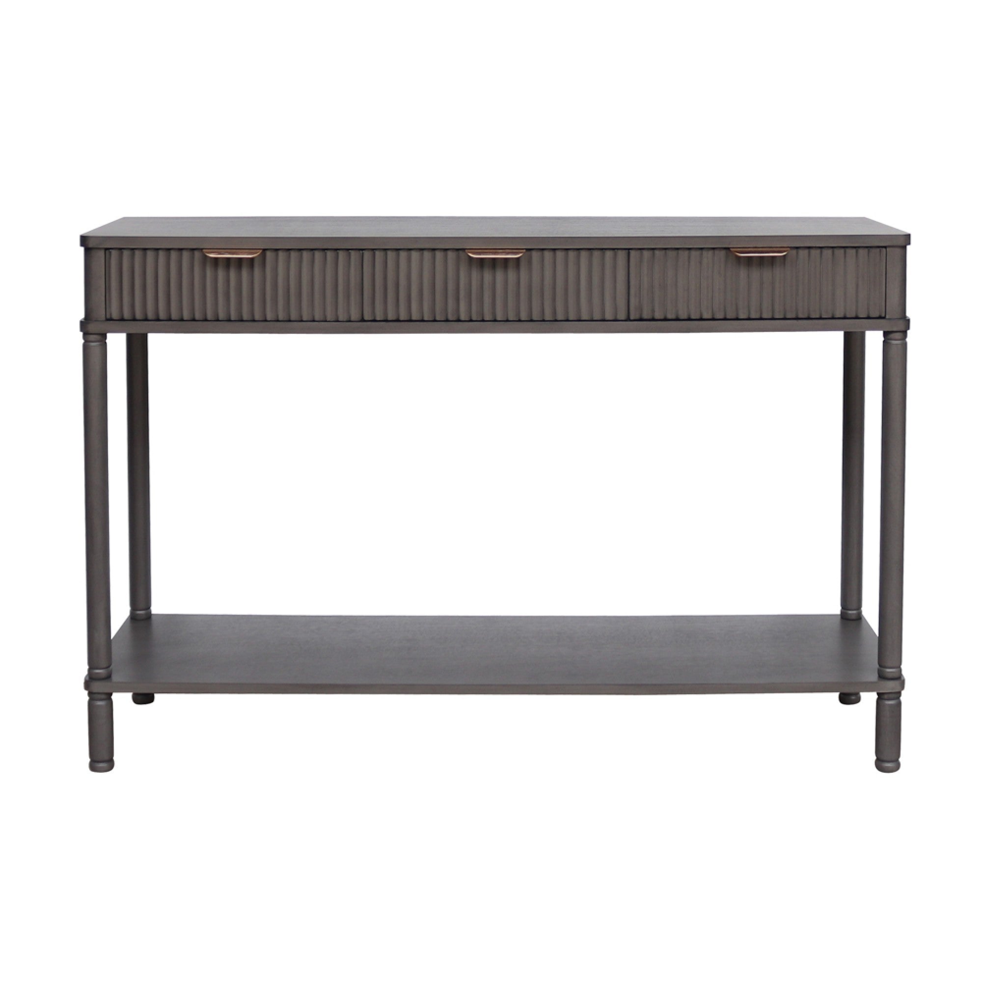 Harvey Ebony Console Table-Renaissance Design Studio