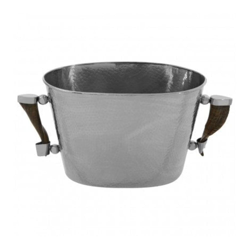 Havenly Wine Cooler With Horn Handles-Renaissance Design Studio