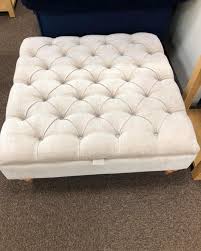 Heaven Deep Buttoned Footstool by Westbridge reduced