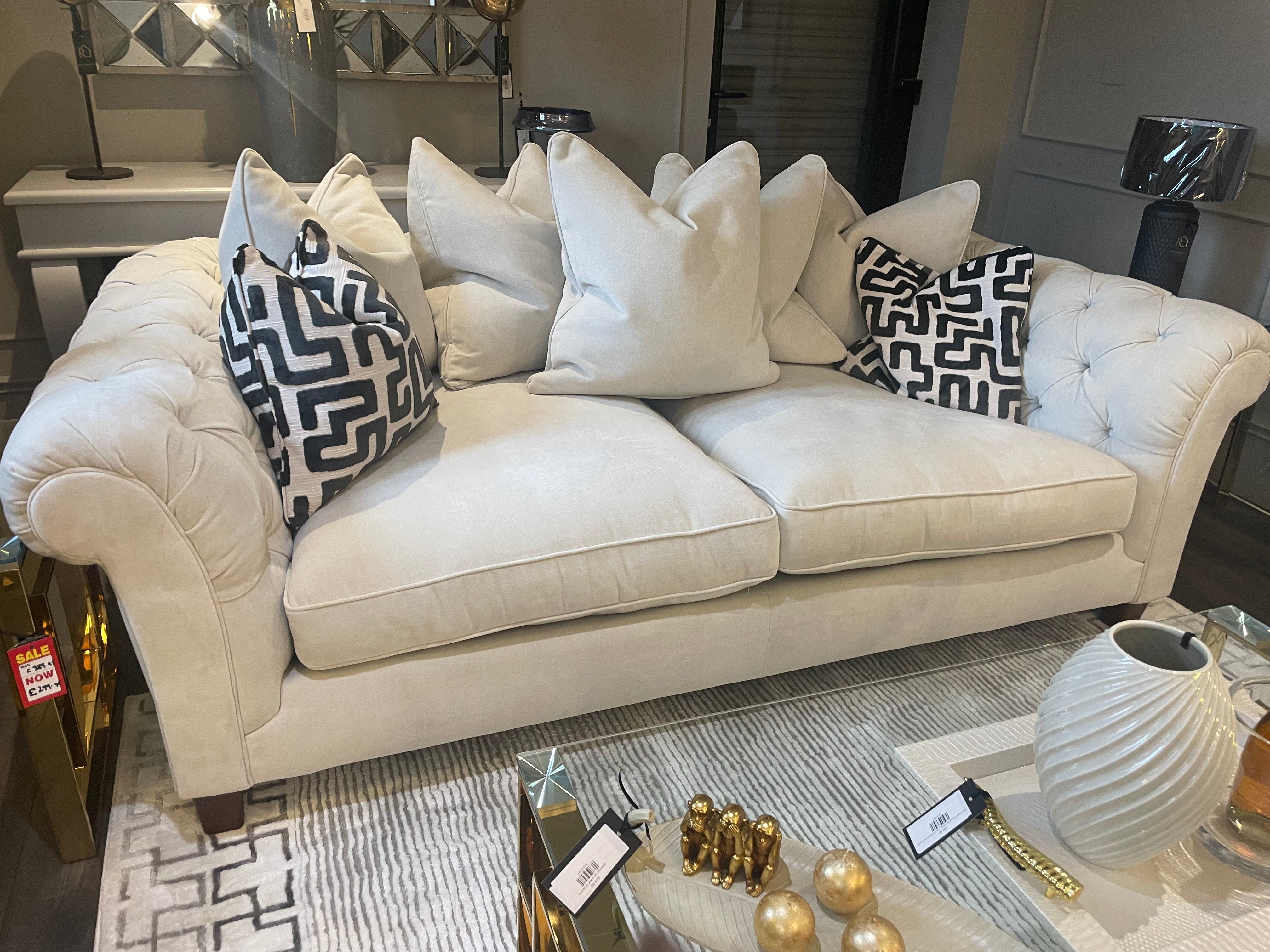 Heavenly superb large cushy sofas by Spirit UK Westbridge reduced price instore-Renaissance Design Studio