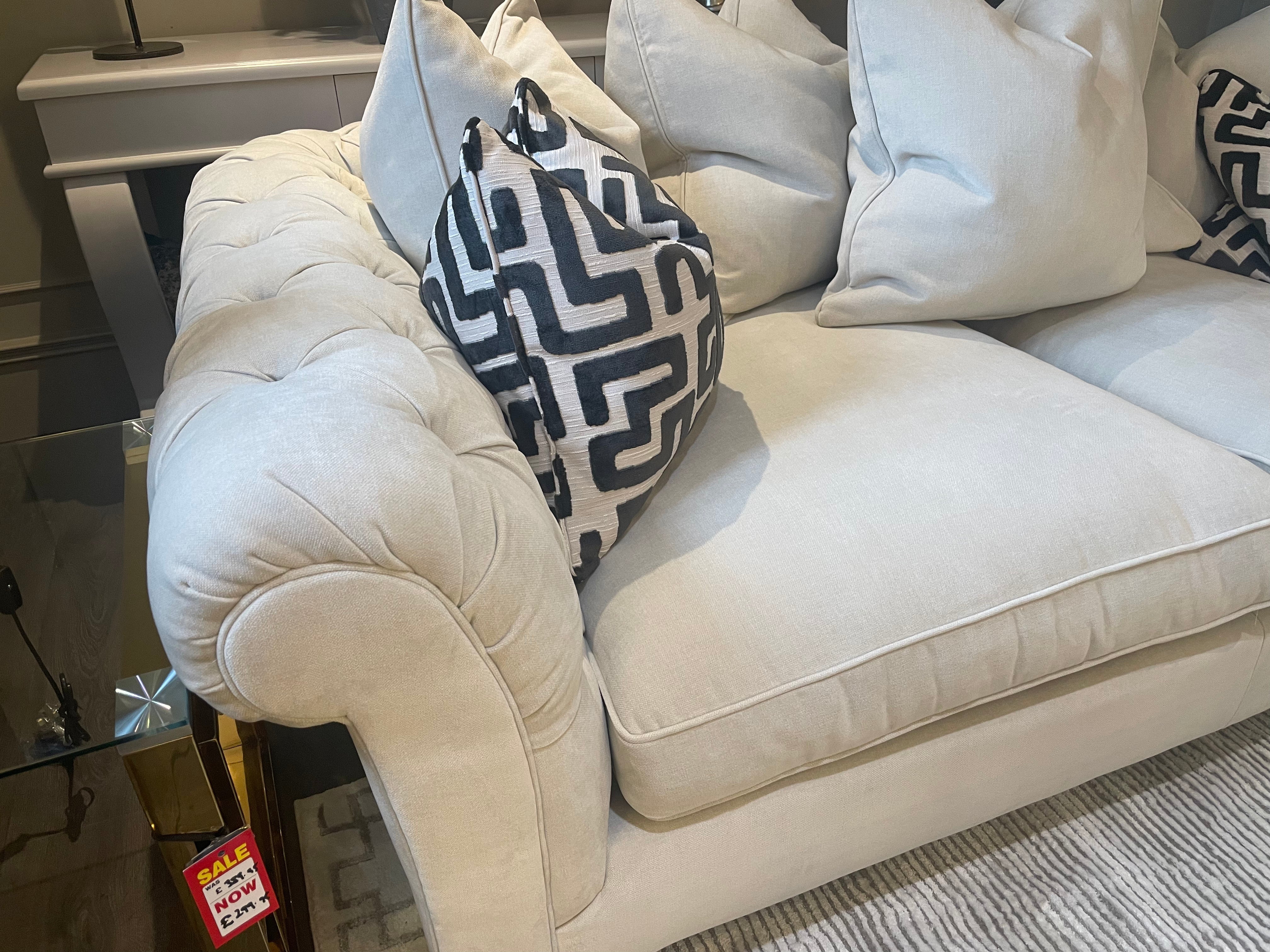 Heavenly superb large cushy sofas by Spirit UK Westbridge reduced price instore-Renaissance Design Studio