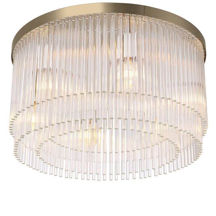 Hector chandelier low profile in 3 finishes by Eichholtz-Low profile chandelier-Renaissance Design Studio
