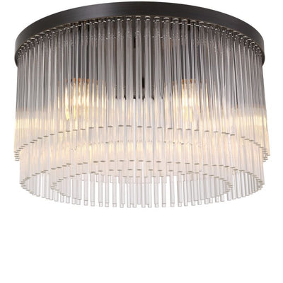 Hector chandelier low profile in 3 finishes by Eichholtz