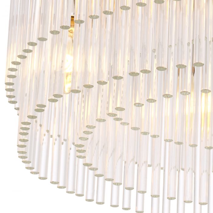 Hector Low-Profile Chandelier by Eichholtz – Available in Three Finishes-Renaissance Design Studio