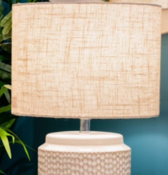 Helga Table Lamp 44 cm with shade-Renaissance Design Studio