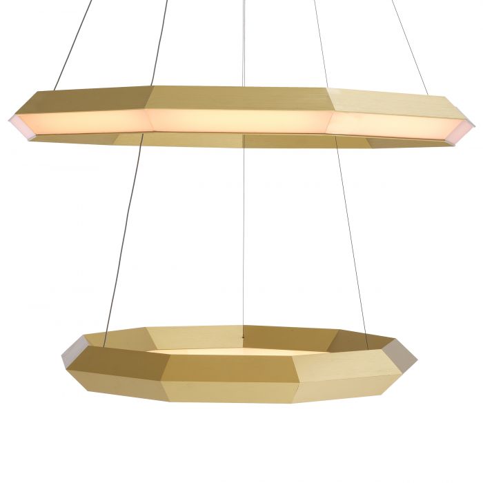 Helvetica L chandelier by Eichholtz