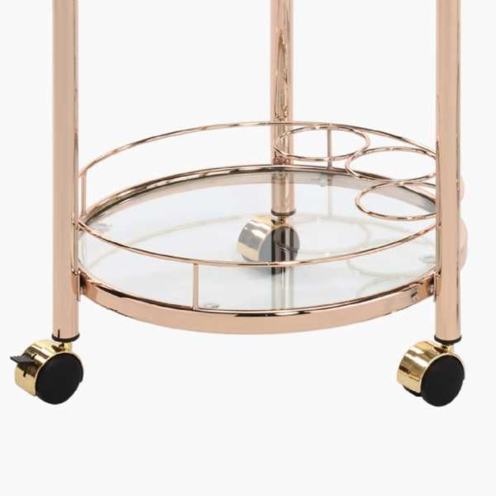 Henry Rose Gold Drinks trolley