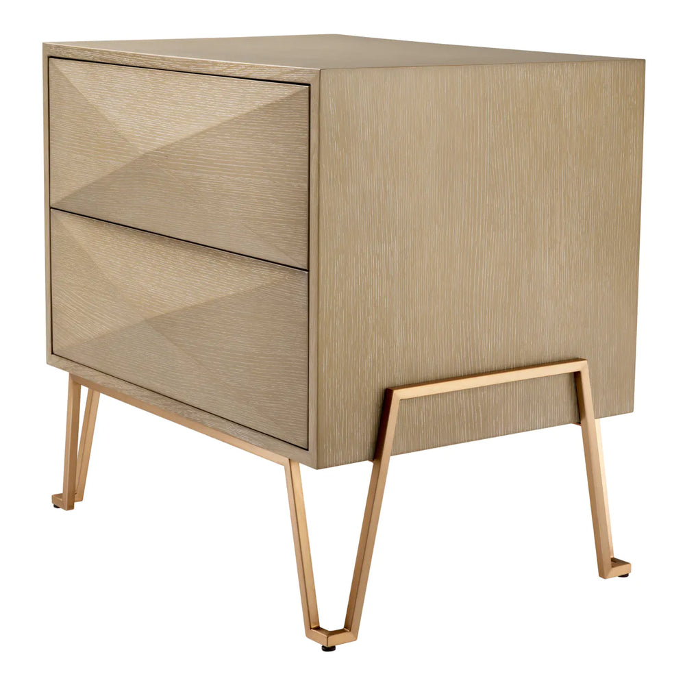 Highland Designer luxury Bedside Table by Eichholtz in 2 finishes