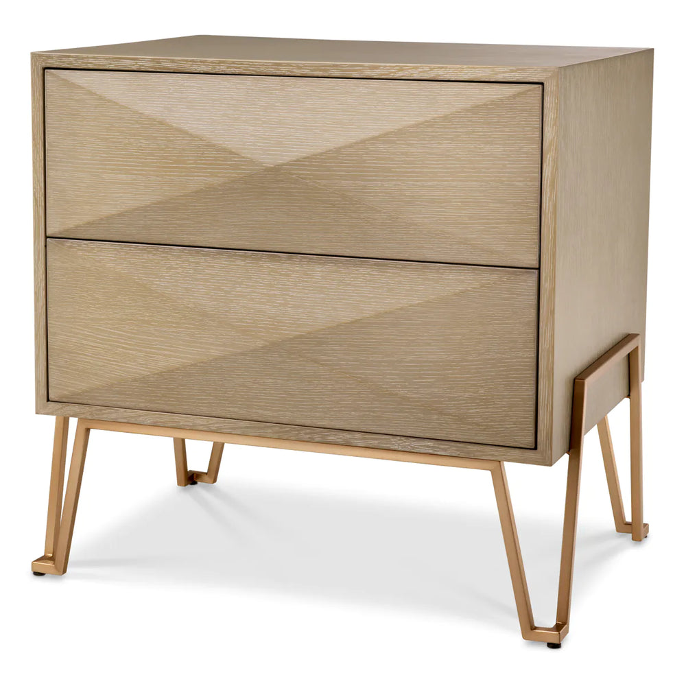 Highland Designer luxury Bedside Table by Eichholtz in 2 finishes