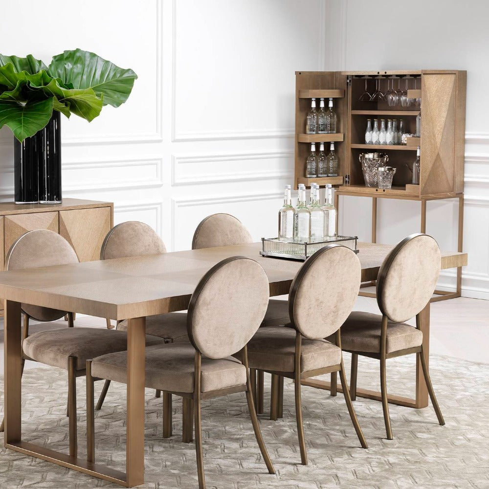Highland Drinks Cabinet in Charcoal by Eichholtz-Renaissance Design Studio