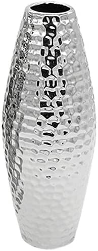 Hill large silver vase with dimples reduced to half price-Renaissance Design Studio