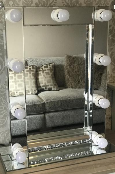 Hollywood mirrors for make up station REDUCED to clear for COLLECTION-Renaissance Design Studio