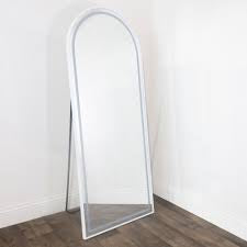 Hugh Cheval XL or large Arch Mirror with LED lighting White Nett special !-Renaissance Design Studio