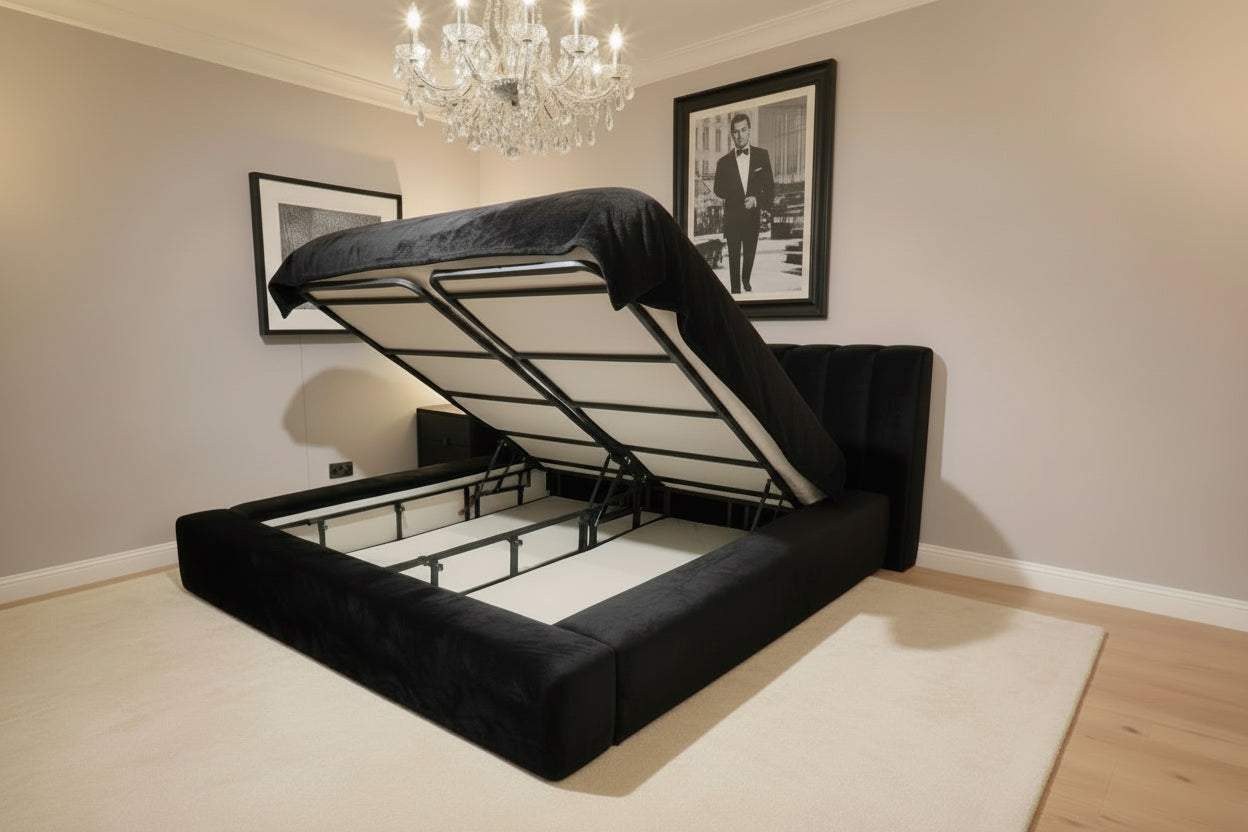 Hugo Delta low line Superking Ottoman Bed Special half price Offer-Renaissance Design Studio