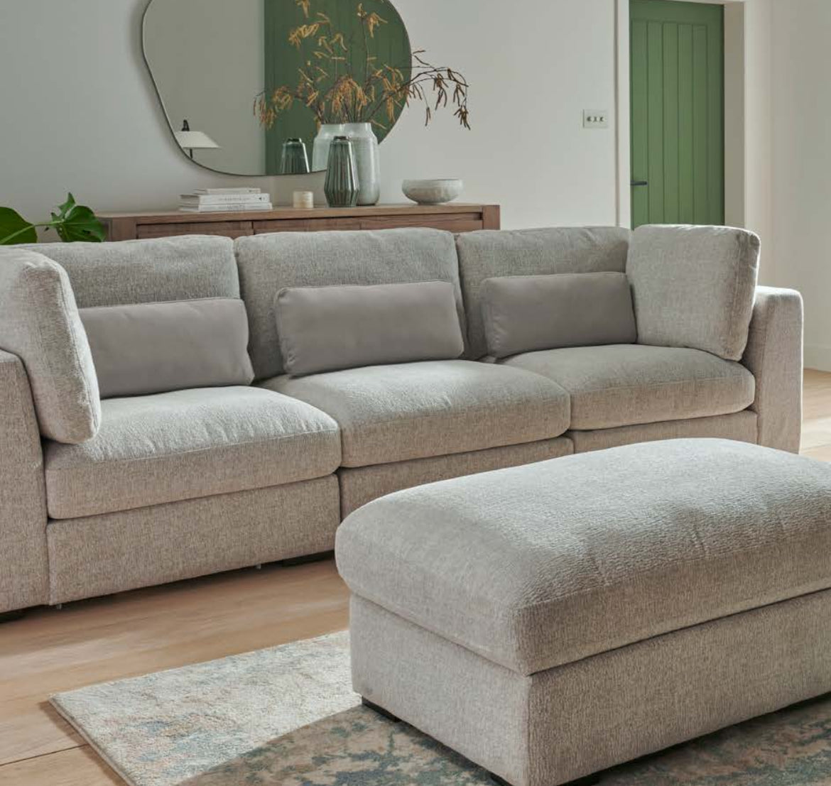 Humber 5 piece large corner modular sofa reduced sale offer-Renaissance Design Studio
