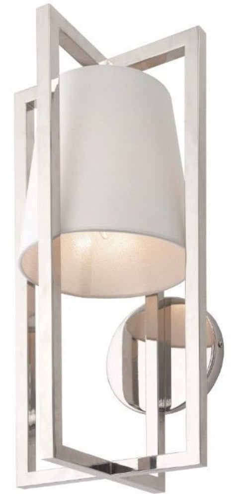 Hurricane wall light in polished Nickel-Renaissance Design Studio