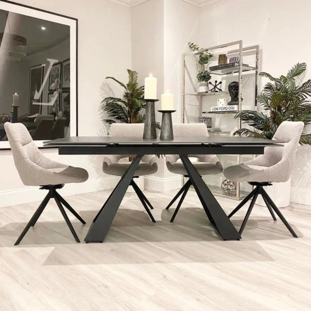 Ideal extending dining table 160-240 cm