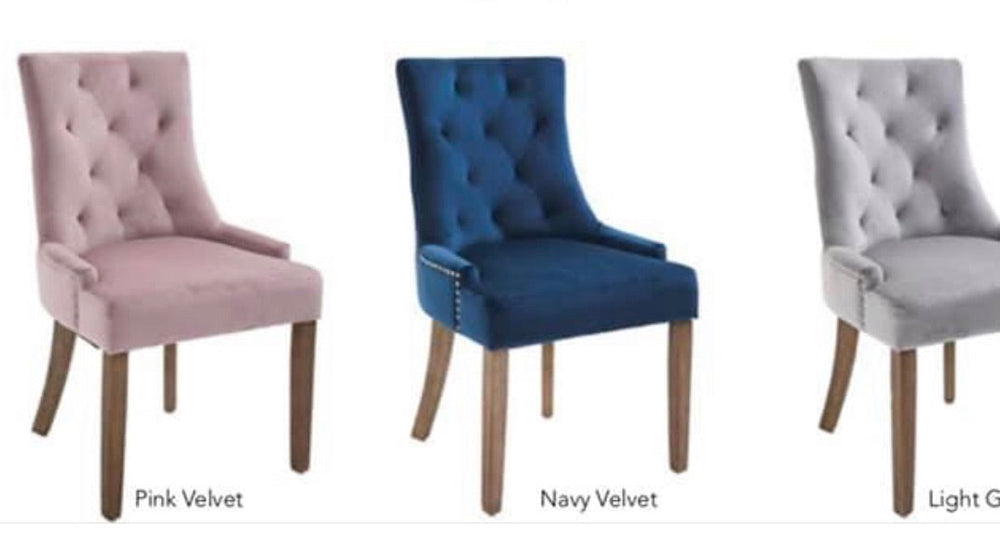 Sandy velvet dining chairs various sets  see below on clearance  offer . pop in to view