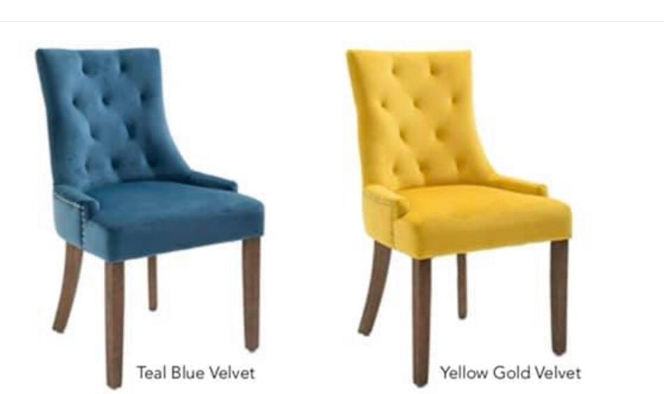 Sandy velvet dining chairs various sets  see below on clearance  offer . pop in to view