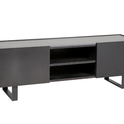 Imogen black tv unit 140 cm