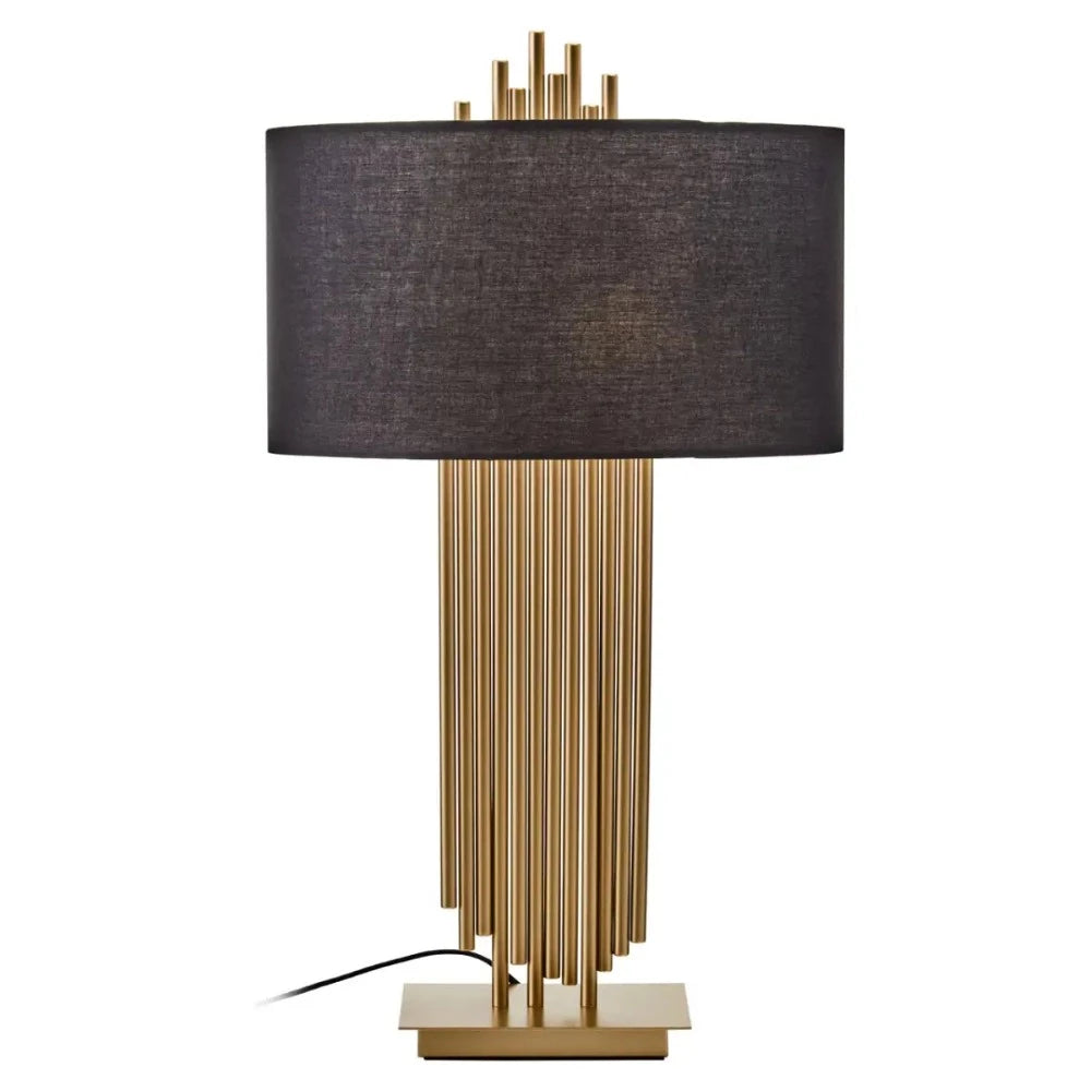 Imperial table lamp Gold and black-Renaissance Design Studio