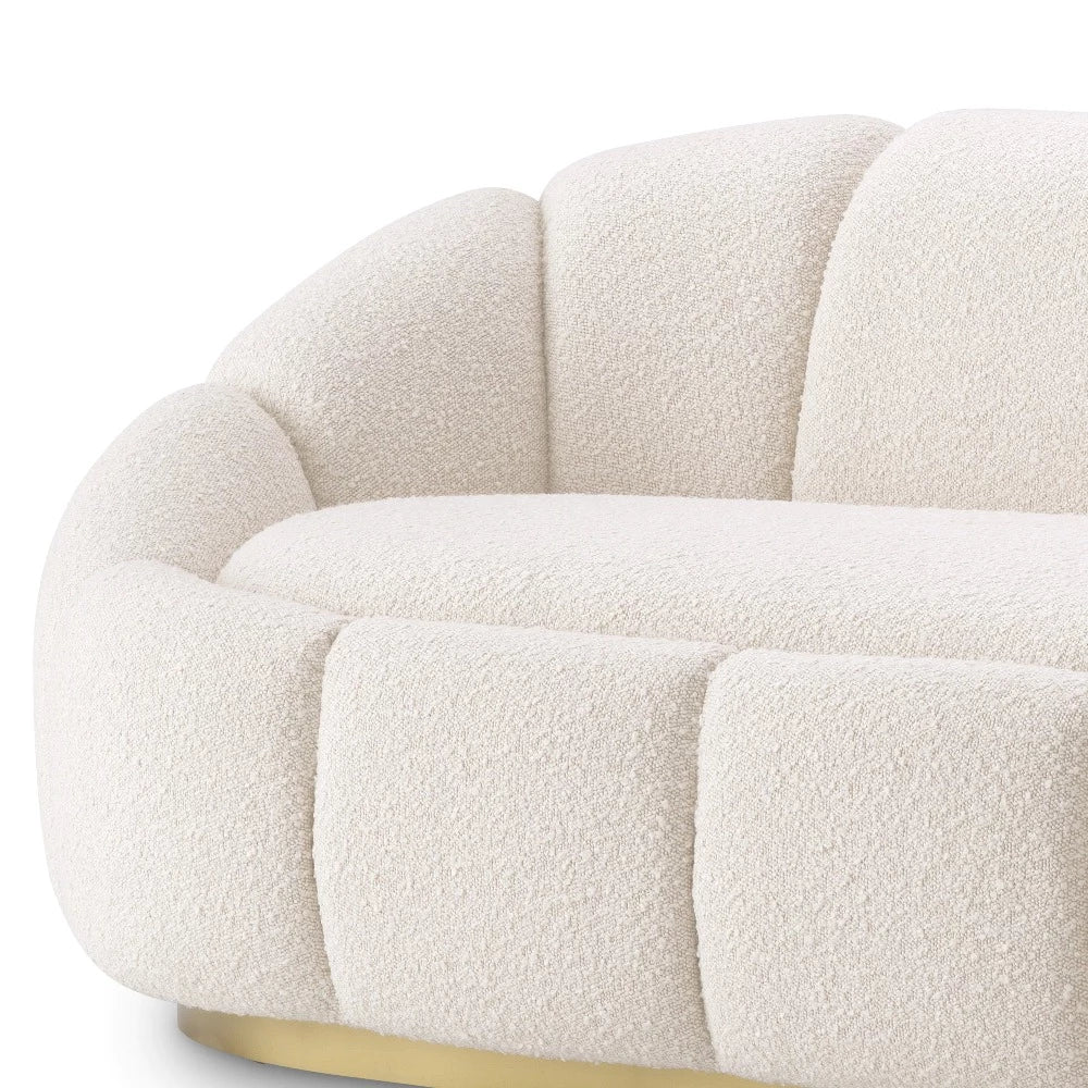 Inger Boucle Cream Sofa by Eichholtz