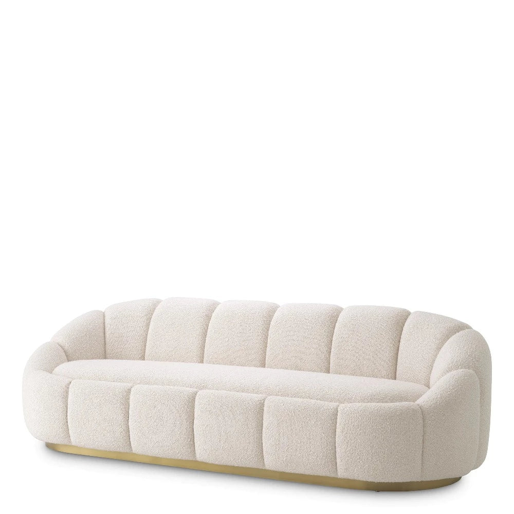 Inger Boucle Cream Sofa by Eichholtz