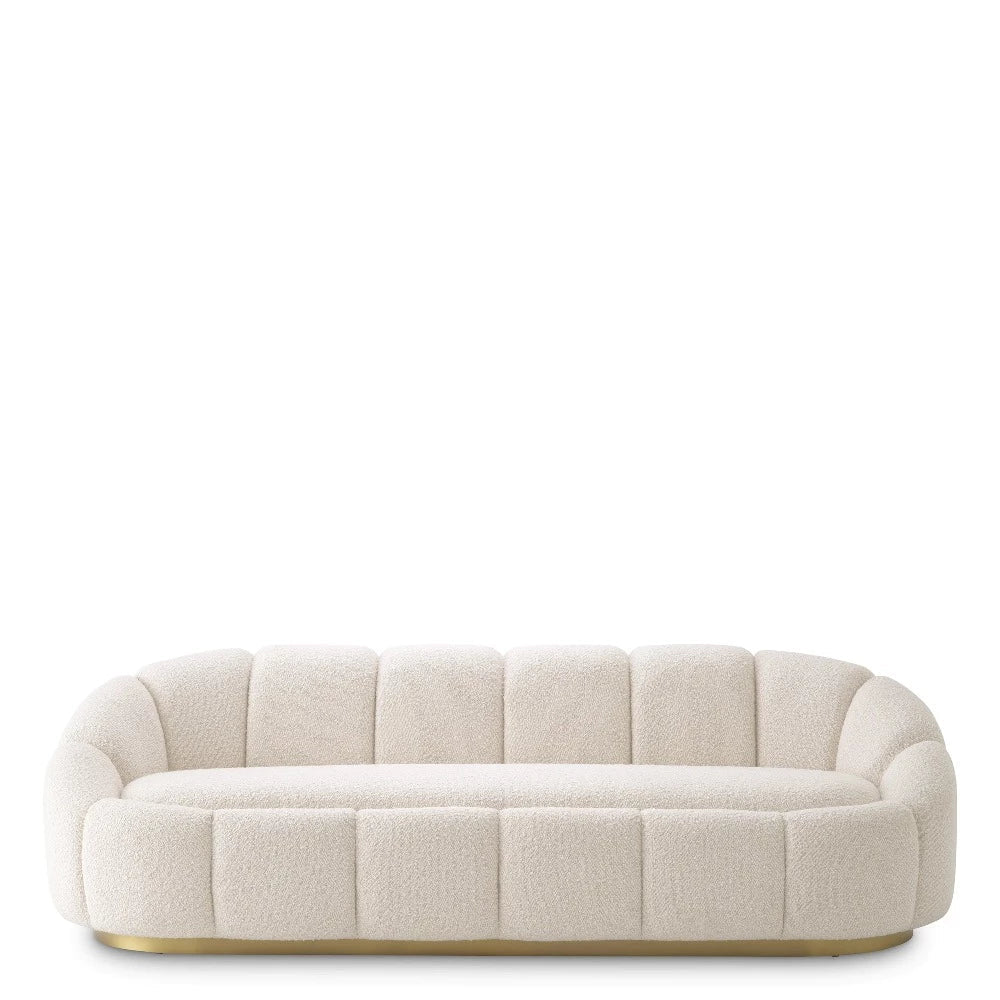 Inger Boucle Cream Sofa by Eichholtz