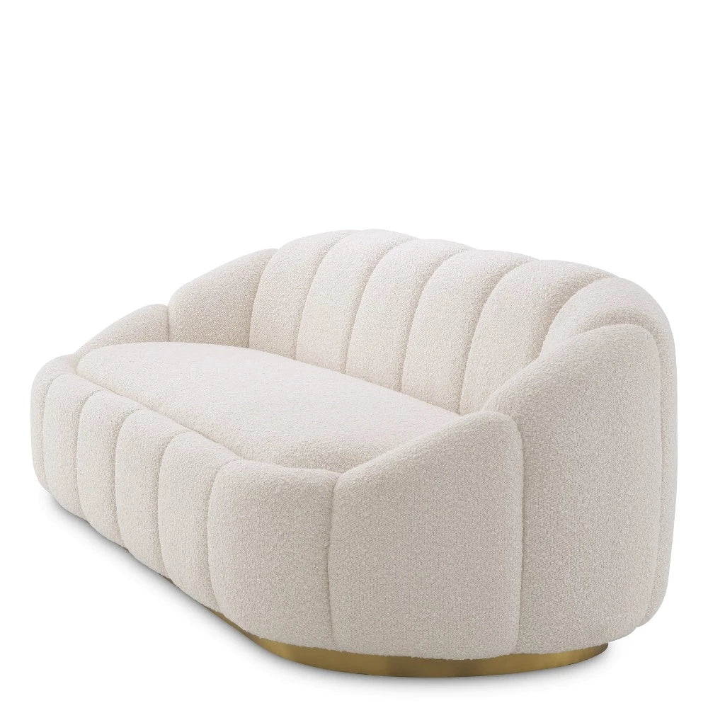 Inger Boucle Cream Sofa by Eichholtz