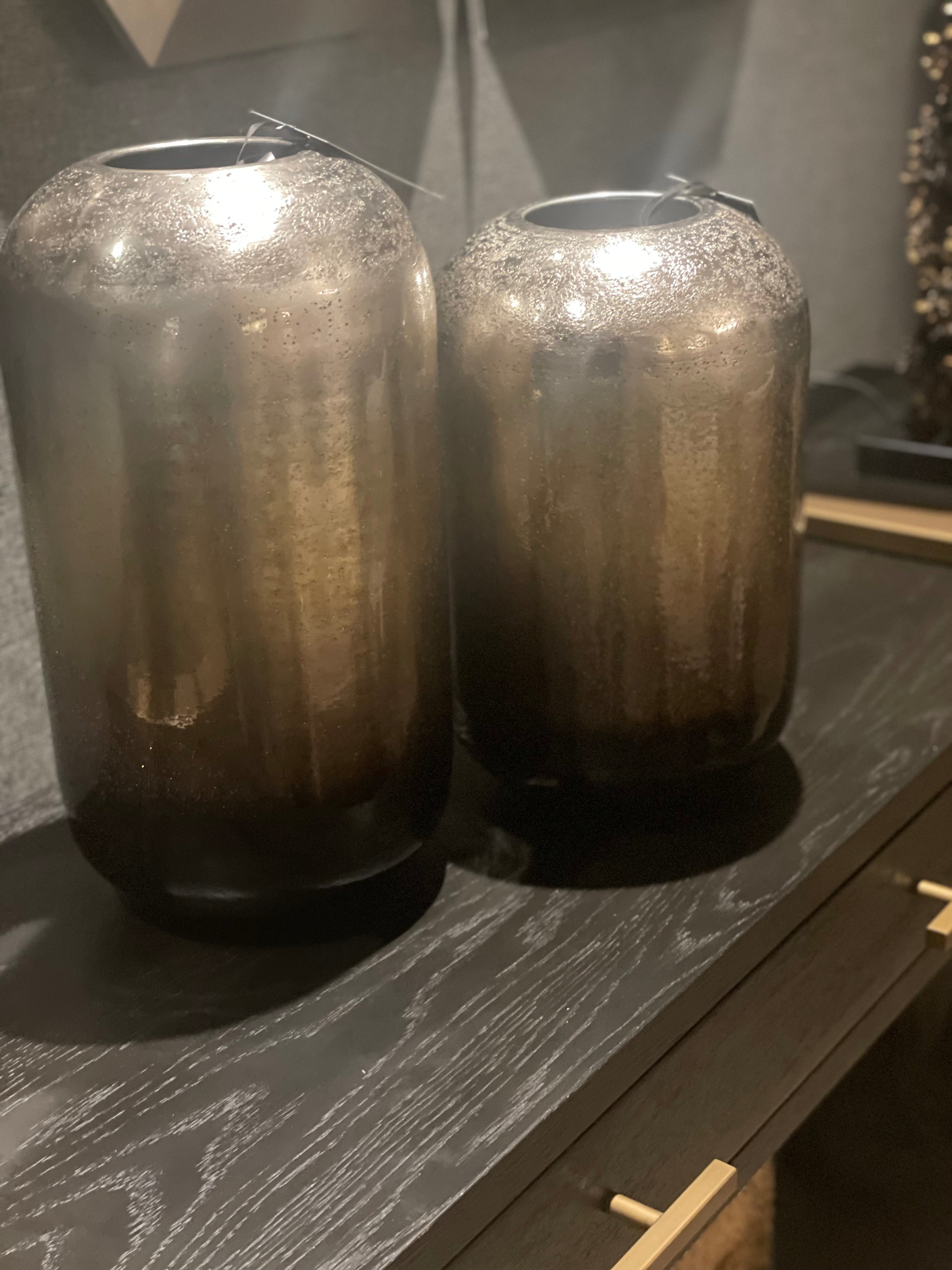 Isla Vase in 2 tone 2 sizes reduced-Accessories-Renaissance Design Studio