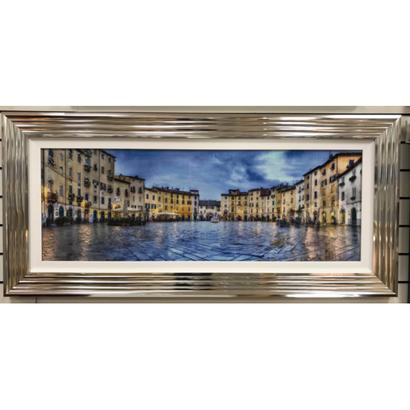 Italian Market Square Framed picture-Picture-Renaissance Design Studio