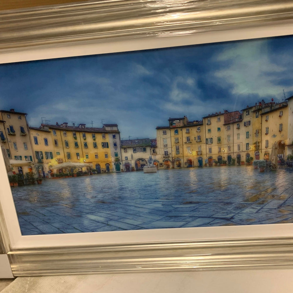 Italian Market Square Framed picture
