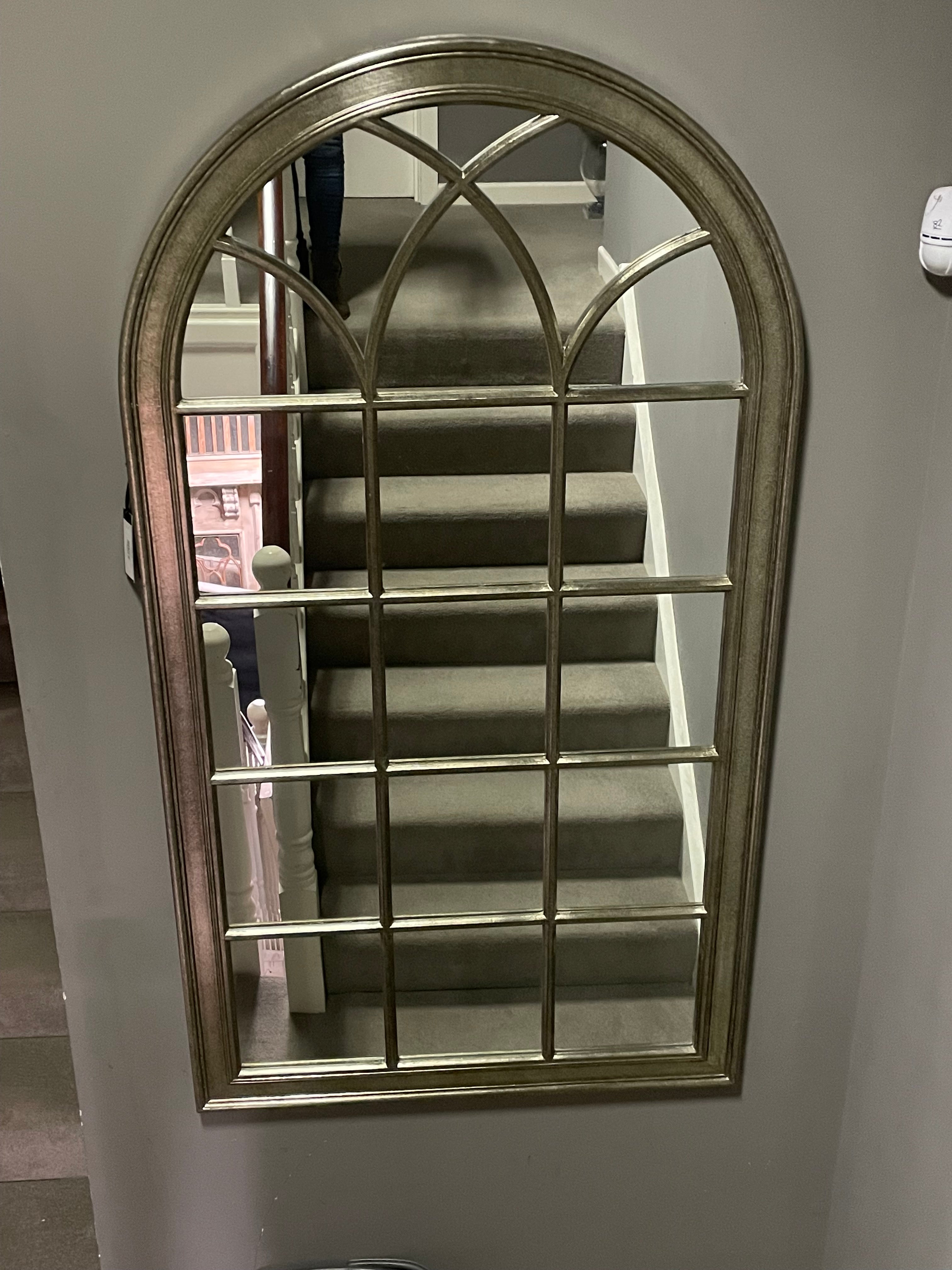 Izzy Large gold Window Mirror reduced sold out-Renaissance Design Studio