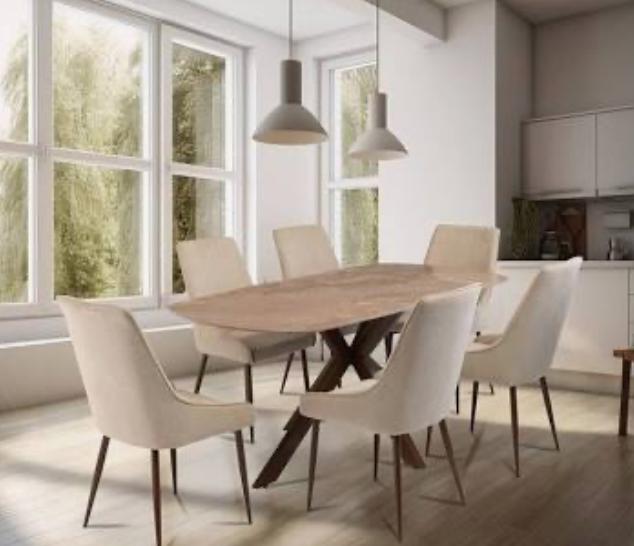 Jaden Ivory Dining Chair. on Special deal offer!-Renaissance Design Studio