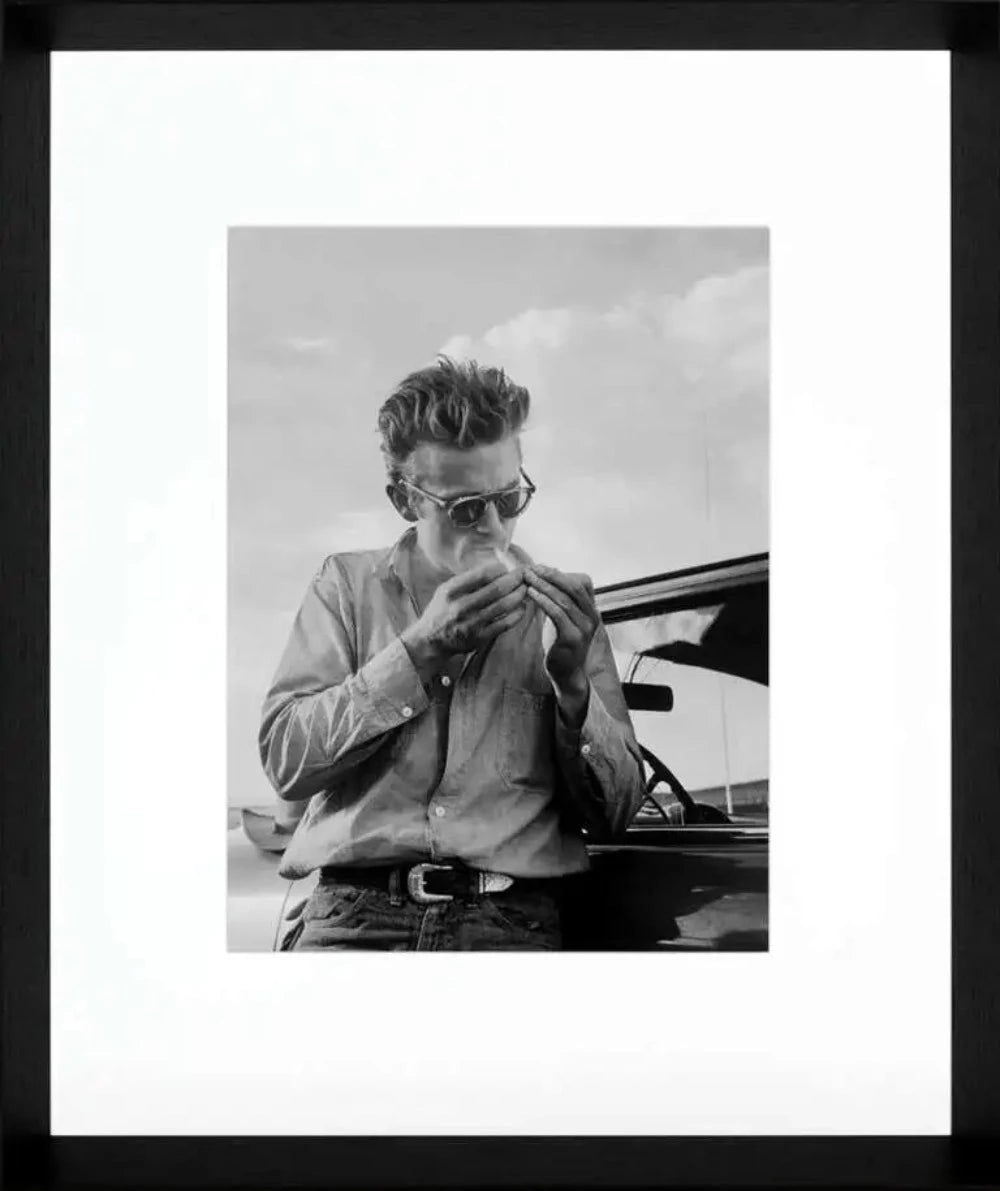James Dean Framed Art 1955 LIMITED EDITION SIGNED BY THE ARTIST-Artwork-Renaissance Design Studio