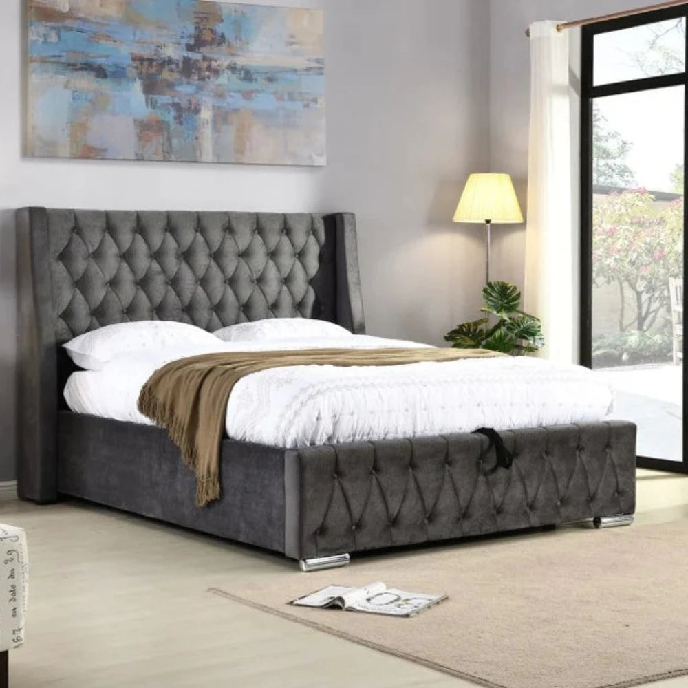 Jersey ottoman gas lift Dublin bed on FLASH SALE Offer