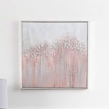 Jewel in Dusty  blush pink wall art less than half price !