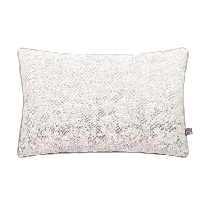 Joan taupe cream cushion with contrast piping-Renaissance Design Studio