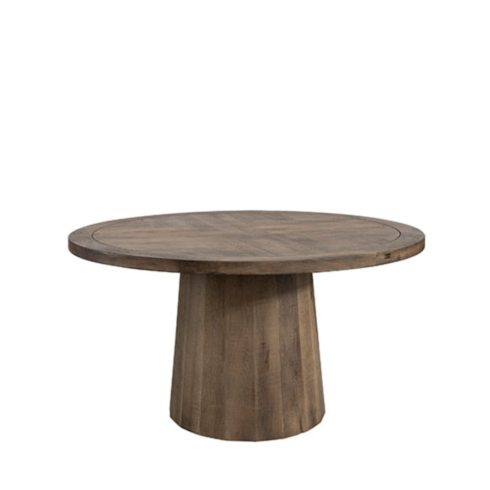 Jonty Parquet solid round table 170cm-Renaissance Design Studio
