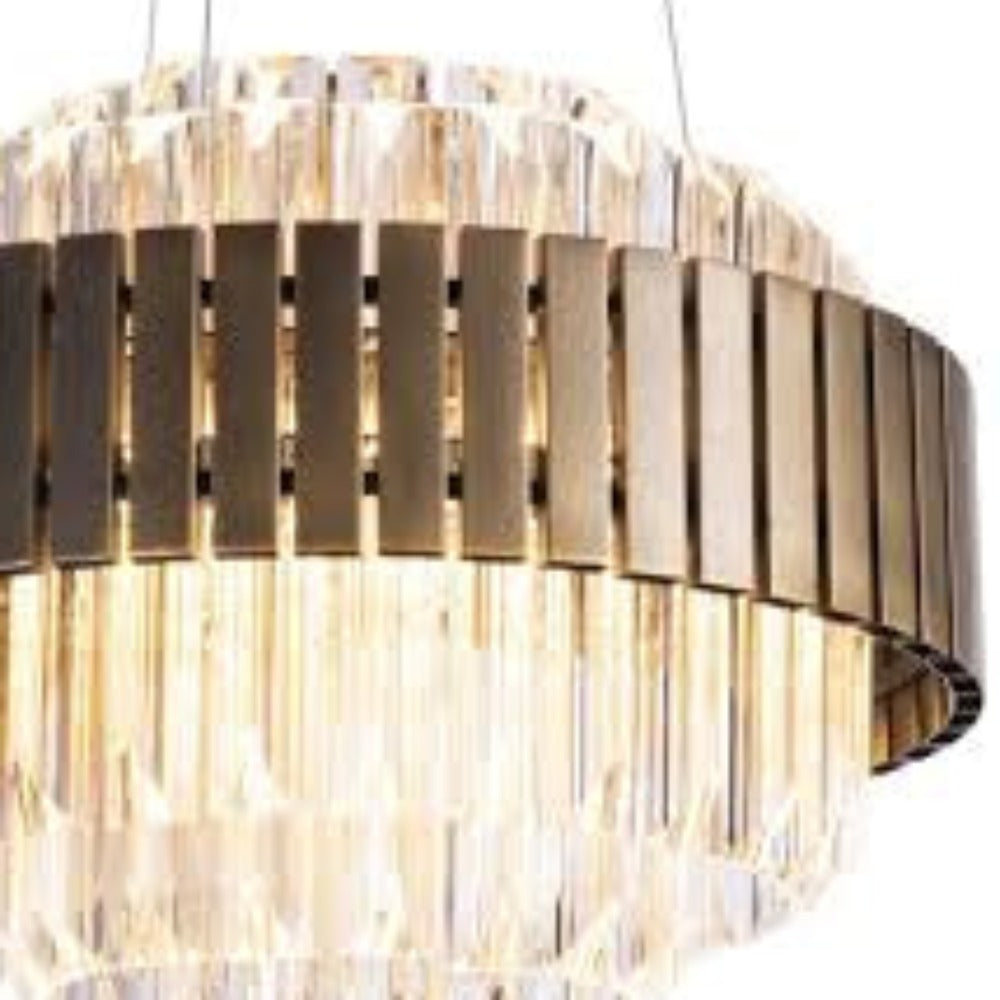 Julian chandelier dark antique brass