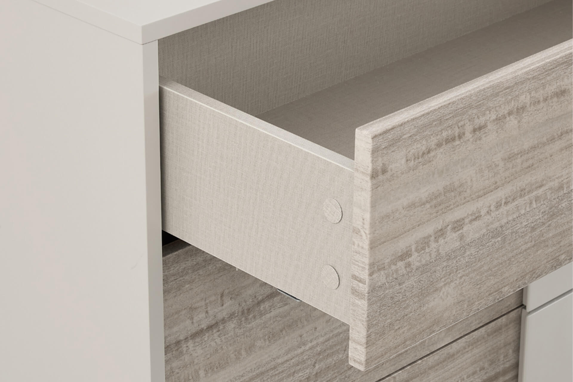 Julie Chest 3 Drawer Grey-Renaissance Design Studio