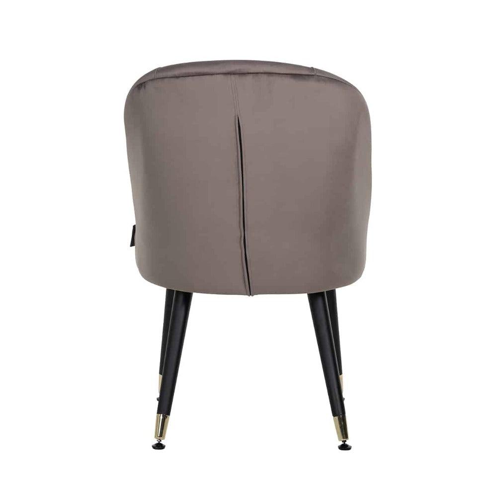 Julio Contemporary Dining Chair Gold Cap-Renaissance Design Studio