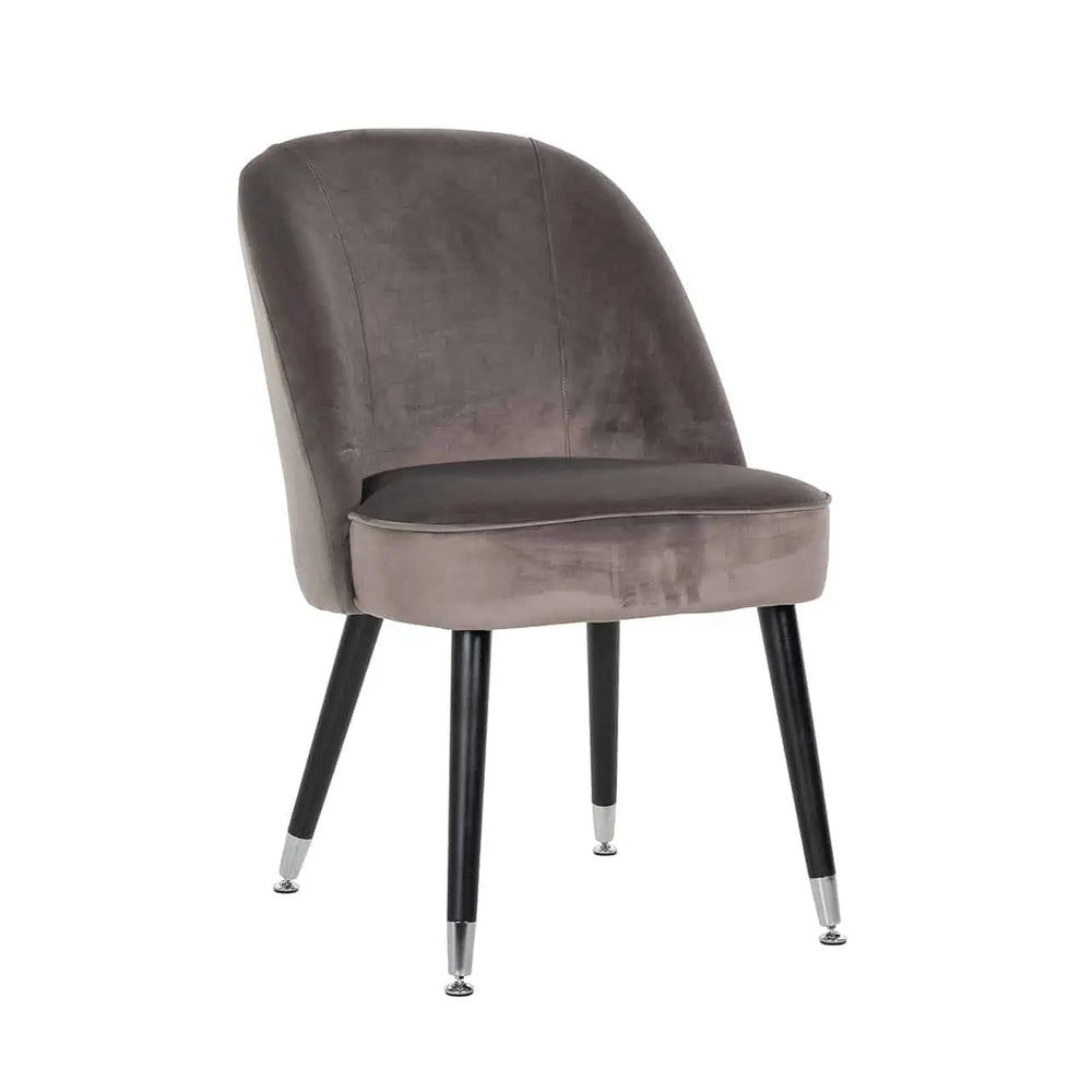 Julio Contemporary Dining Chairs Silver or gold  Caps