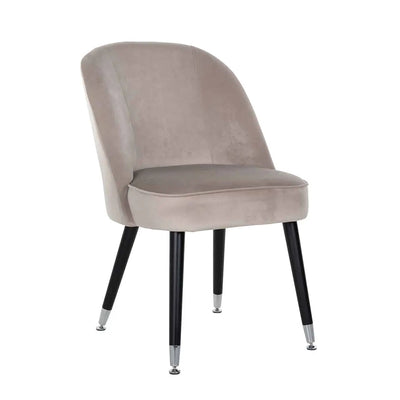 Julio Contemporary Dining Chairs Silver or gold  Caps