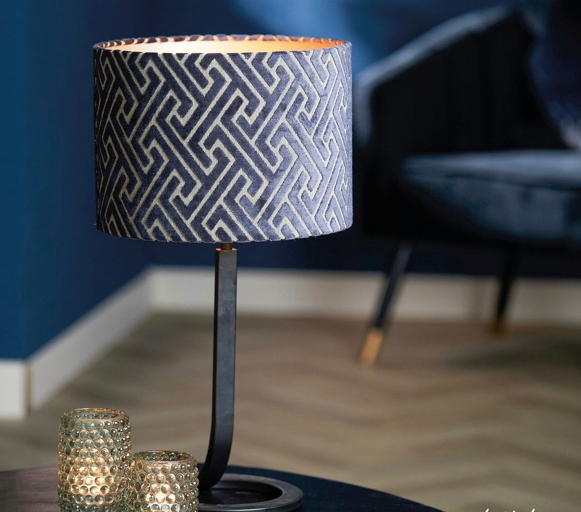 Kap Handmade lampshade zig zag pattern clearance price-Renaissance Design Studio
