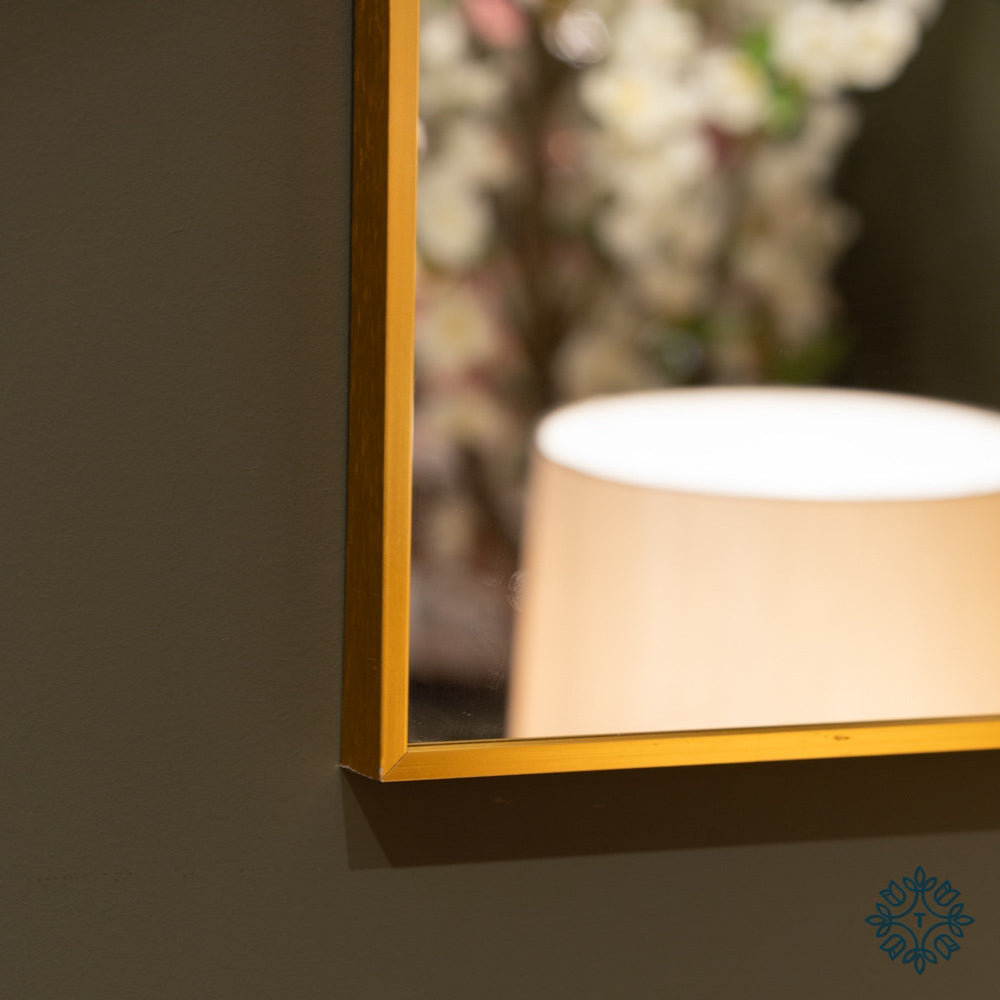 Karl modern Arch Wall Mirror 66 x 96cm in gold or black ar reduced price