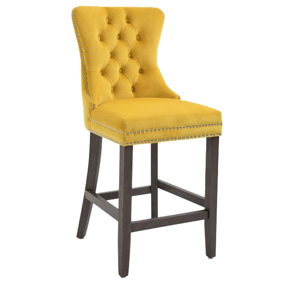 Kayla Jonathan Velvet counter Stool REDUCED price-Renaissance Design Studio