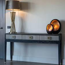 Kensington 3 drawer console table-console table-Renaissance Design Studio