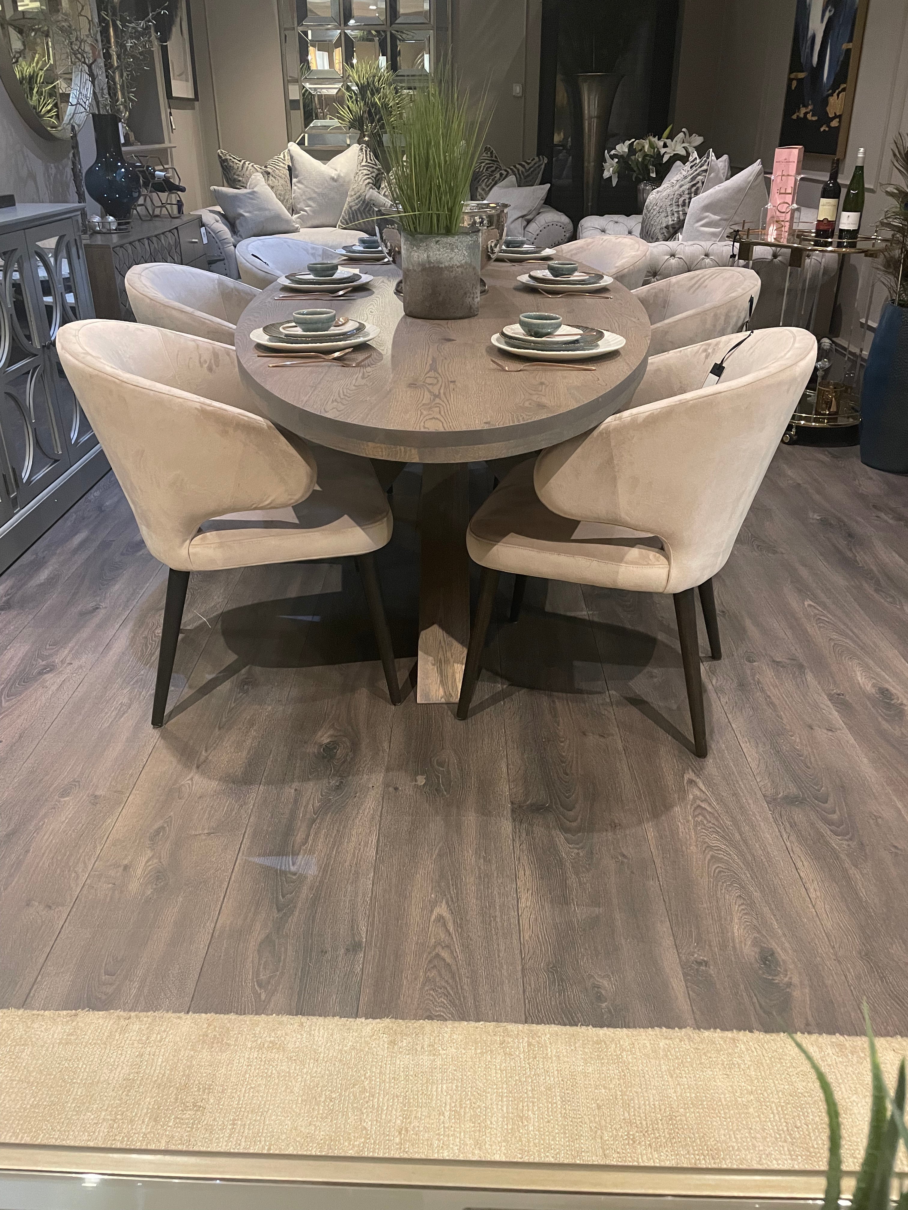 Kensington bespoke Oval Dining Table.-Renaissance Design Studio